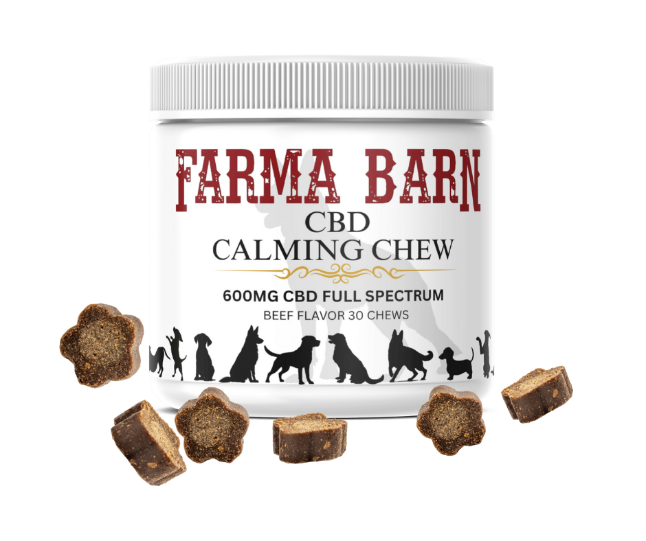 Calming Dog Chews – 600 MG CBD