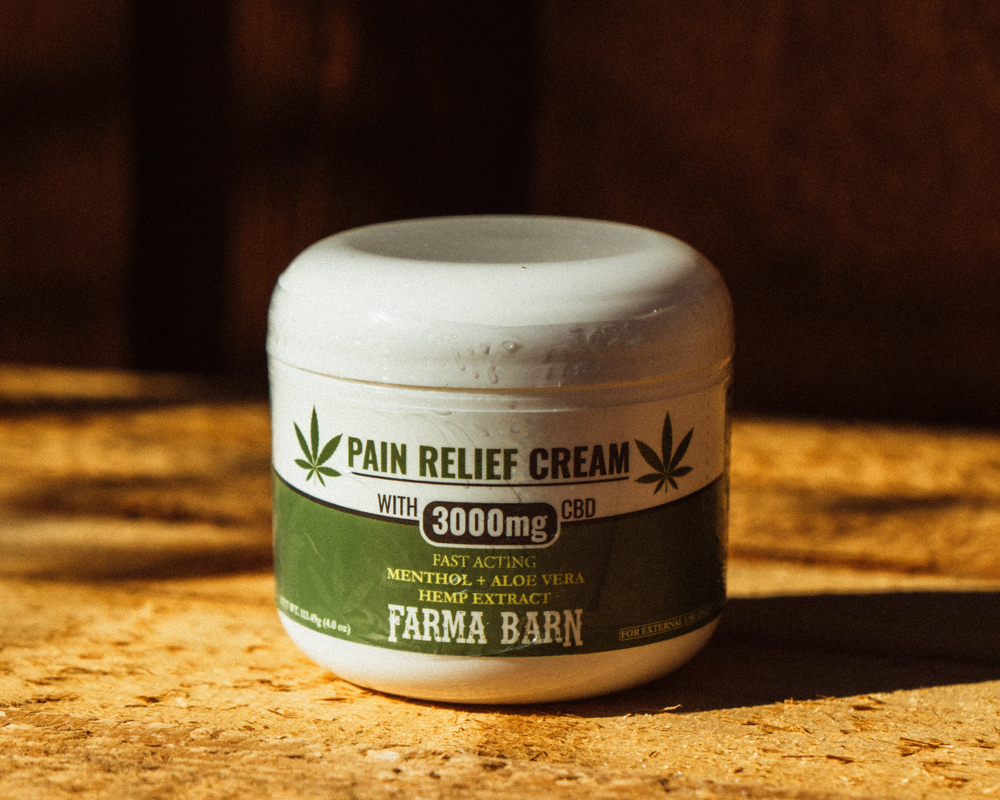 PAIN CREAM, 3000mg CBD with ALOE