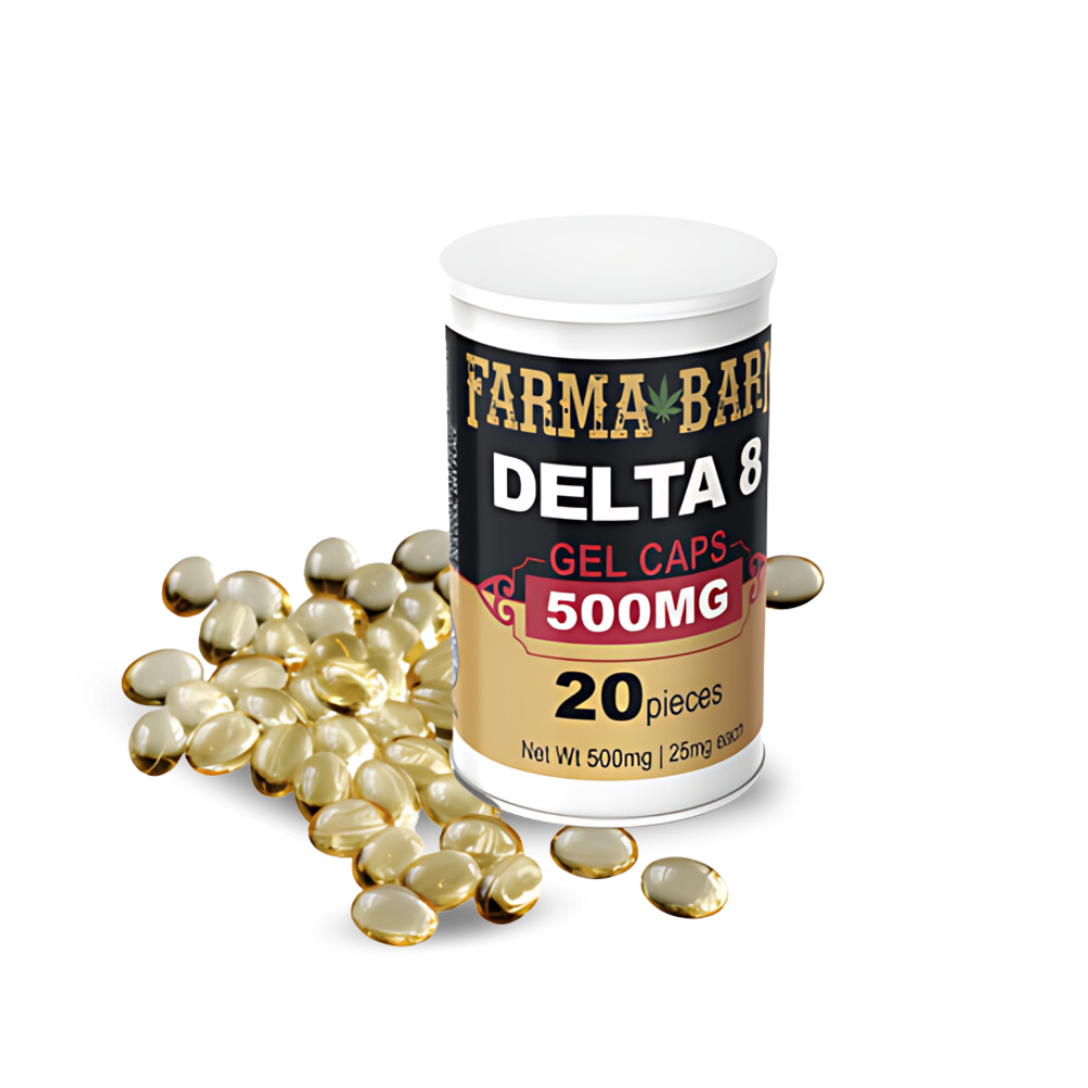 Delta8 gel-caps 25mg per piece
